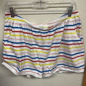 Cute and colorful cotton shorts.